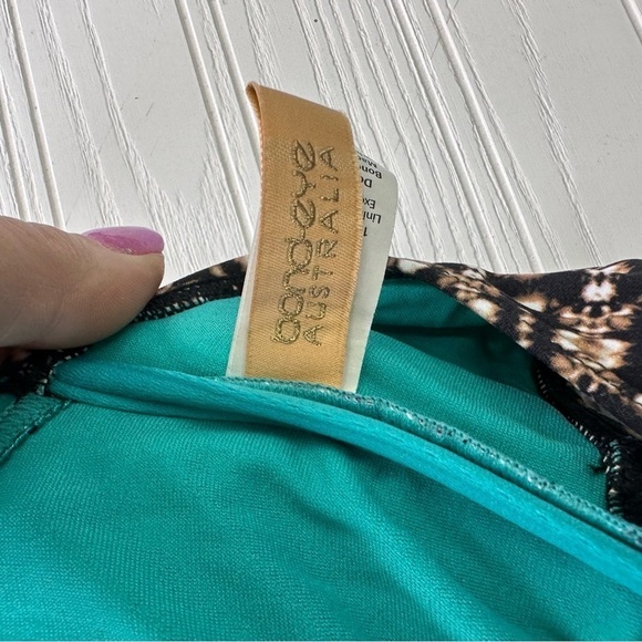 Bond-Eye Brown and Teal Swimsuit Size US 10 - Picture 10 of 11